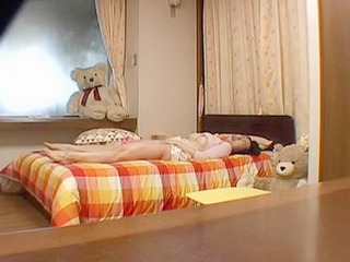 Nippon sweetie's naughty home solo, full of XXX action and fucking ecstasy in Tokyo.