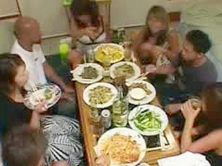 Fucking hardcore Japan orgy with a Tokyo babe's tight nippon pussy getting drilled.