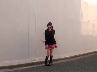 Japanese teen's car ride turns into a steamy masturbation session