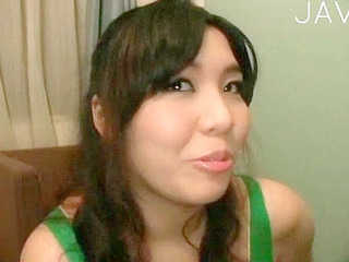 Japanese goddess with big tits demands titjob