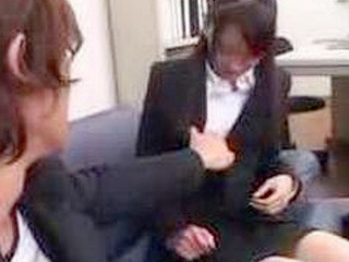 Japanese Businesswoman's 1st Day Filled with Horny Boss' Demands for XXX Nippon Porn in Tokyo