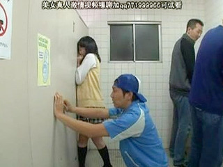 Japanese Porn Video: Blackmailed Teen Revenge with Nippon Toilet Cleaner Fucking!